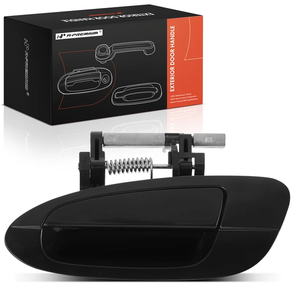 Rear Driver Smooth Black Exterior Door Handle for 2002-2006 Nissan Altima