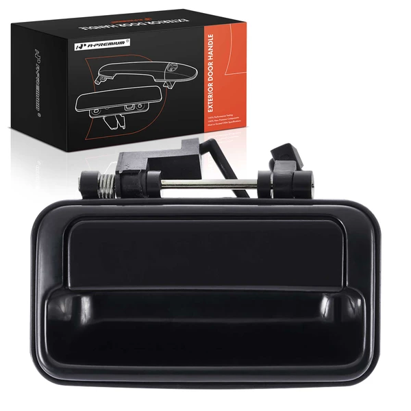 Rear Passenger Black Exterior Door Handle for 1991-1994 Geo Metro