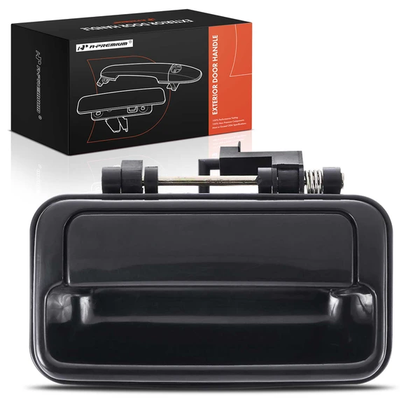 Rear Driver Black Exterior Door Handle for 1990-1994 Geo Metro