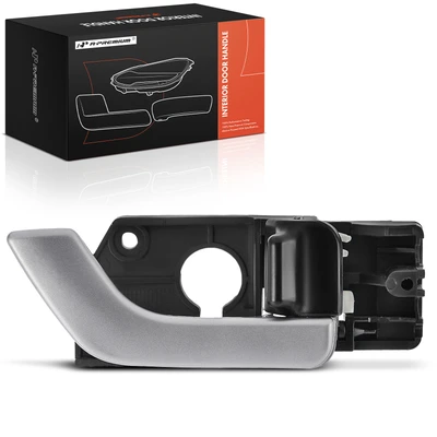 Front Passenger Silver & Black Interior Door Handle
