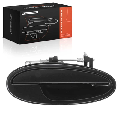 Front Passenger Black Exterior Door Handle