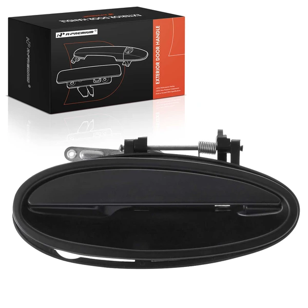 Rear Passenger Black Exterior Door Handle for 1997-1999 Oldsmobile Aurora