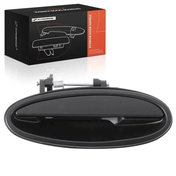 Rear Driver Black Exterior Door Handle for 1997-1999 Oldsmobile Aurora