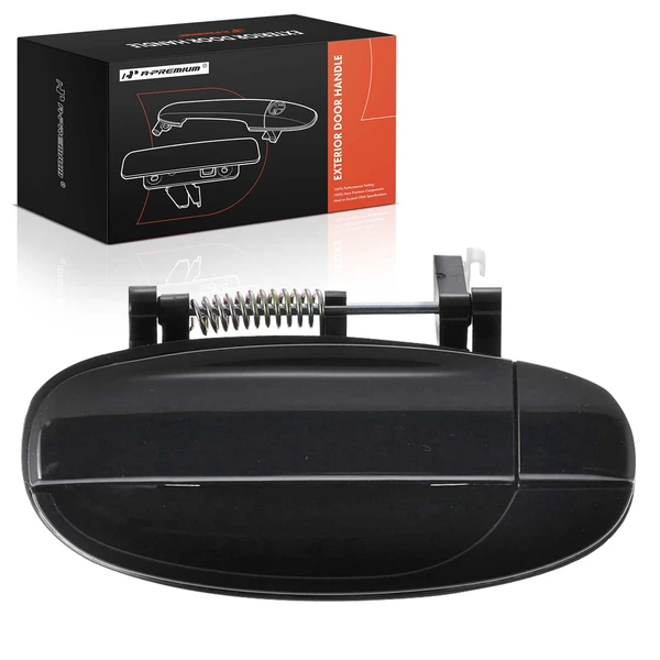 Rear Driver Black Exterior Door Handle for Chevrolet Aveo 2004-2006