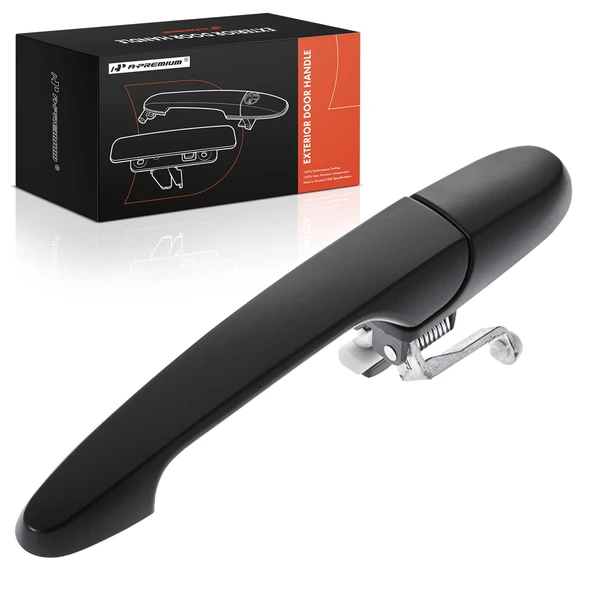 Rear Passenger Prime Black Exterior Door Handle for Chevrolet Cobalt Pontiac G5