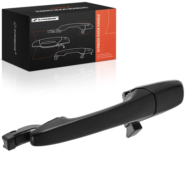 Front Passenger Black Exterior Door Handle for Ford Mustang 2005-2009