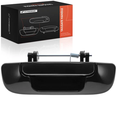 Black Smooth Tailgate Handle