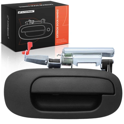 Front Passenger Black Exterior Door Handle
