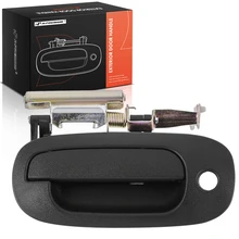 Front Driver Black Exterior Door Handle with Keyhole for 2002-2004 Dodge Dakota