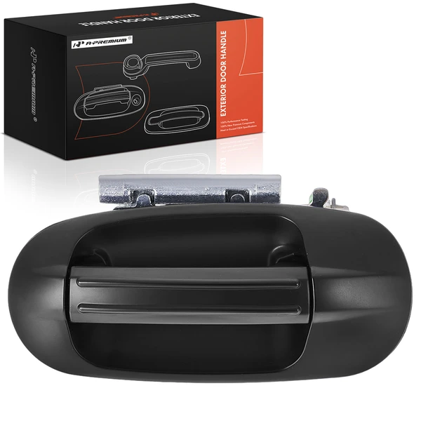 Rear Driver Black Exterior Door Handle for Ford Expedition 2003-2015