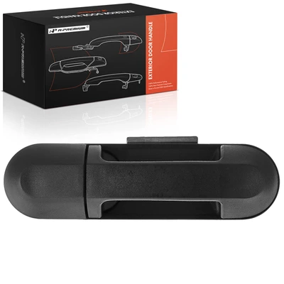 Front Passenger Black Exterior Door Handle