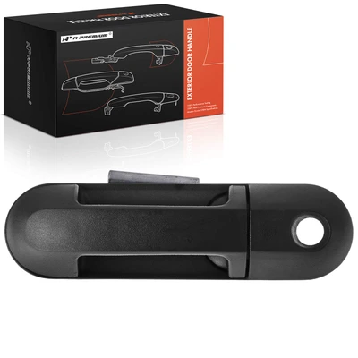 Front Driver Black Exterior Door Handle