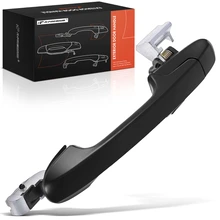 Rear Driver Smooth Black Exterior Door Handle for 2003-2007 Honda Accord