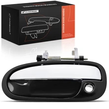 Front Driver Black Housing with Chrome Lever Exterior Door Handle