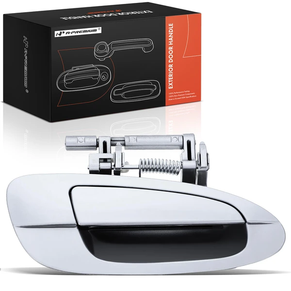 Front Passenger KY1 Silver Exterior Door Handle for Nissan Altima 2002-2006