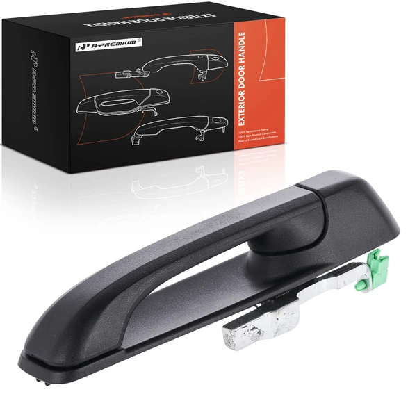 Textured Black Exterior Door Handle for 2006 Jeep Commander