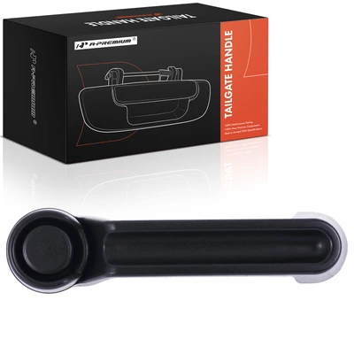 Textured Black Tailgate Door Handle