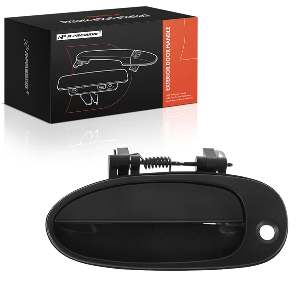 Front Driver Primed Black Exterior Door Handle for Kia Sephia 1998-2000 Spectra