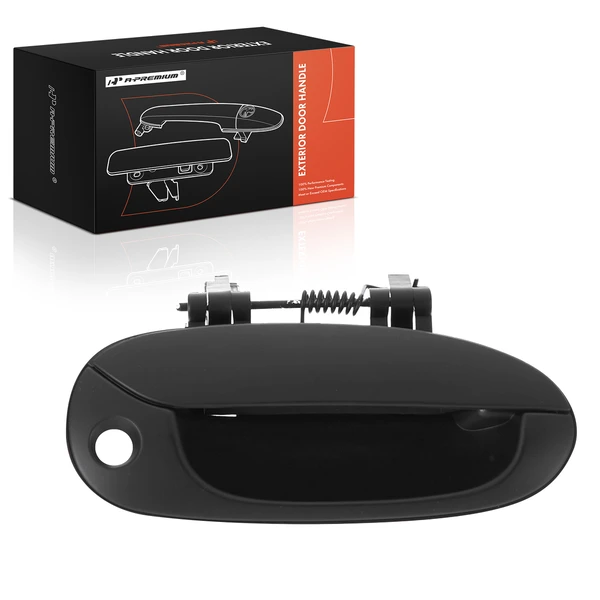 Front Passenger Primed Black Exterior Door Handle for 2002-2004 Kia Spectra