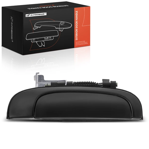 Rear Passenger Primed Black Exterior Door Handle for Kia Rio Rio5 2006-2011