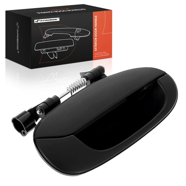 Rear Passenger Primed Black Exterior Door Handle for Kia Spectra 2002-2004