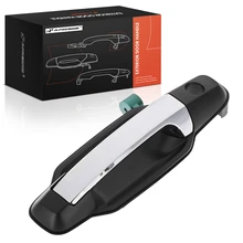 Front Driver Chrome & Black Exterior Door Handle for 2003-2006 Kia Sorento