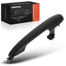 Rear Driver or Passenger Black Exterior Door Handle