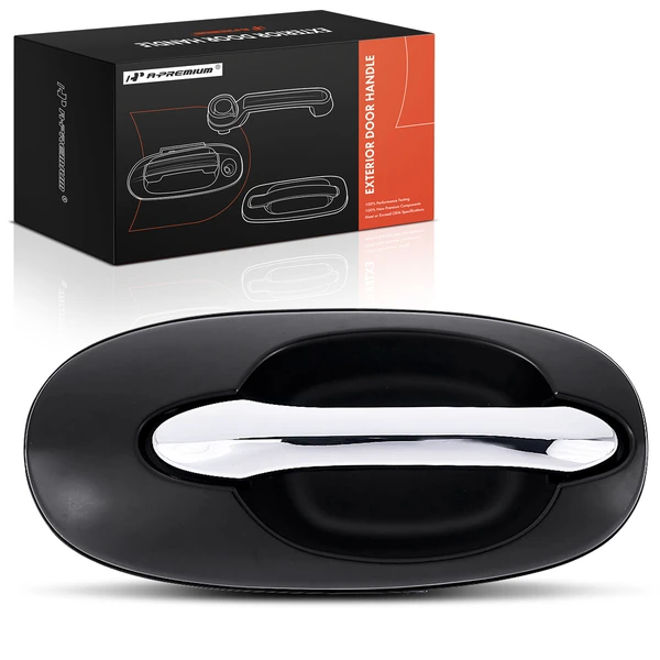 Passenger Sliding Door Chrome & Black Exterior Door Handle for 2002-2005 Kia Sedona