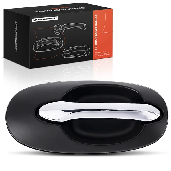 Driver Sliding Door Chrome & Black Exterior Door Handle for 2002-2005 Kia Sedona