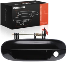Front Driver Black Exterior Door Handle with key hole for 2003-2008 Isuzu Ascender
