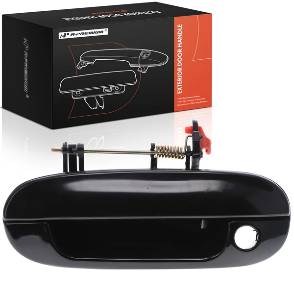 Front Driver Black Exterior Door Handle with key hole for 2002-2006 GMC Envoy XL