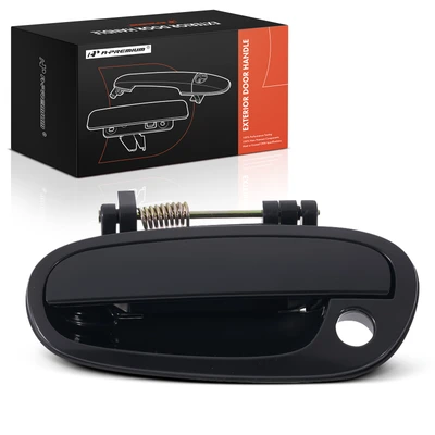 Front Driver Smooth Black Exterior Door Handle