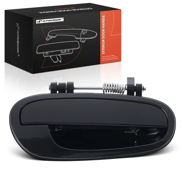 Rear Passenger Black Exterior Door Handle for 2005 Suzuki Reno