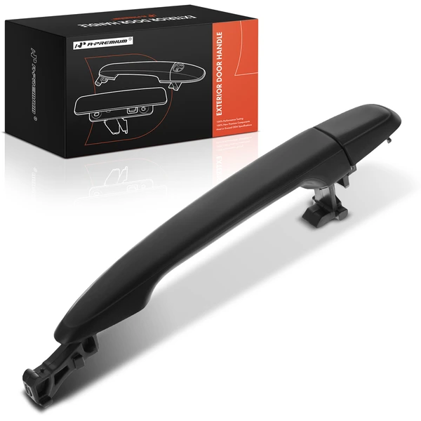 Rear Driver or Passenger Primed Black Exterior Door Handle for 2003-2009 Lexus GX470