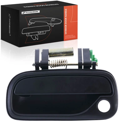 Front Driver Texture Black Exterior Door Handle