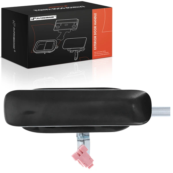 Passenger Sliding Door Black Exterior Door Handle for 1992-2002 Ford E-250 Econoline