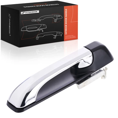 Black & Chrome Exterior Door Handle