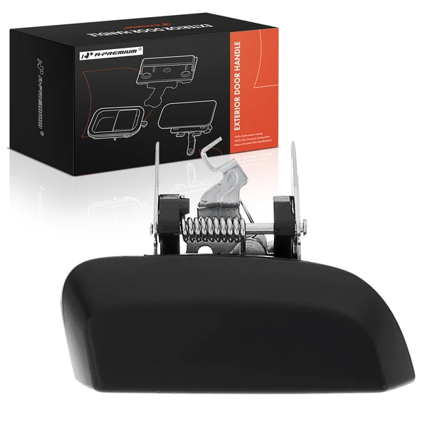 Rear Driver Smooth Black Exterior Door Handle for 2005-2012 Nissan Pathfinder