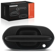 Front Driver Textured Black Exterior Door Handle