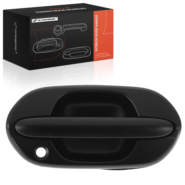 Front Passenger Textured Black Exterior Door Handle for Honda Odyssey 1999-2004