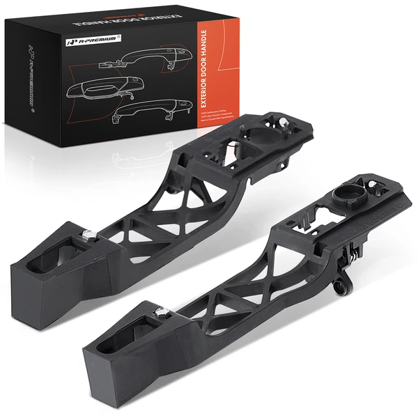 2 Pcs Front Black Exterior Door Handle Reinforcement Bracket for 2010-2017 GMC Terrain