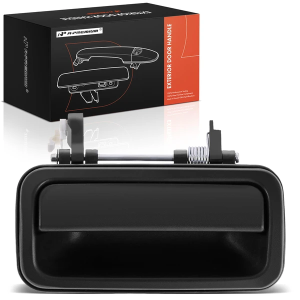 Rear Passenger Textured Black Exterior Door Handle for 1998-2002 Honda Passport