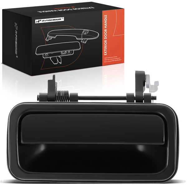 Rear Driver Smooth Black Exterior Door Handle for 1998-2004 Isuzu Rodeo