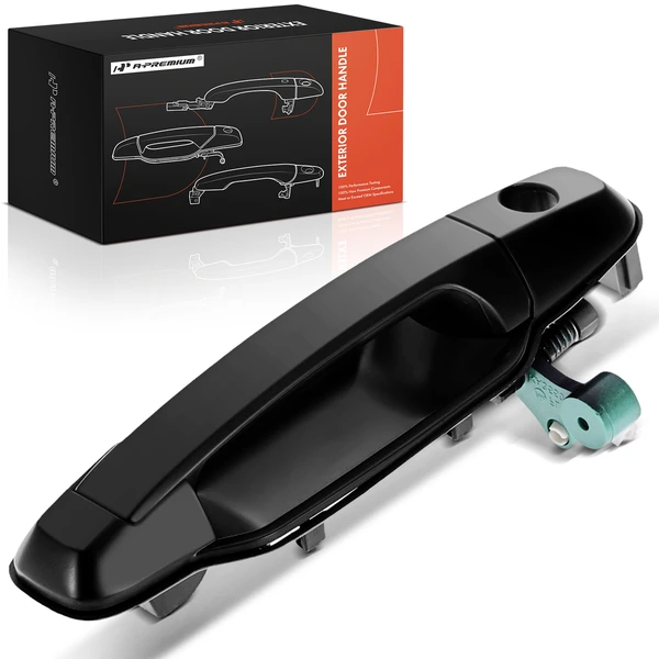 Front Passenger Black Exterior Door Handle for 2003-2006 Kia Sorento