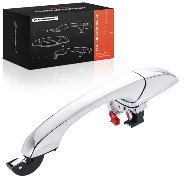 Rear Driver Chrome Exterior Door Handle for 2008-2014 Dodge Avenger