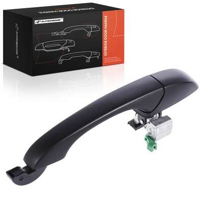 Smooth Black Exterior Door Handle