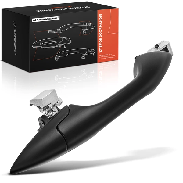 Rear Passenger Primed Black Exterior Door Handle for 2005-2010 Honda Odyssey