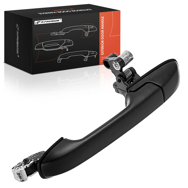 Rear Driver Black Exterior Door Handle for 2003-2007 Honda Pilot