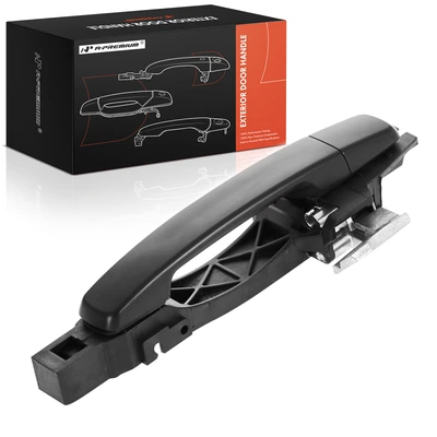 Front Passenger Black Exterior Door Handle