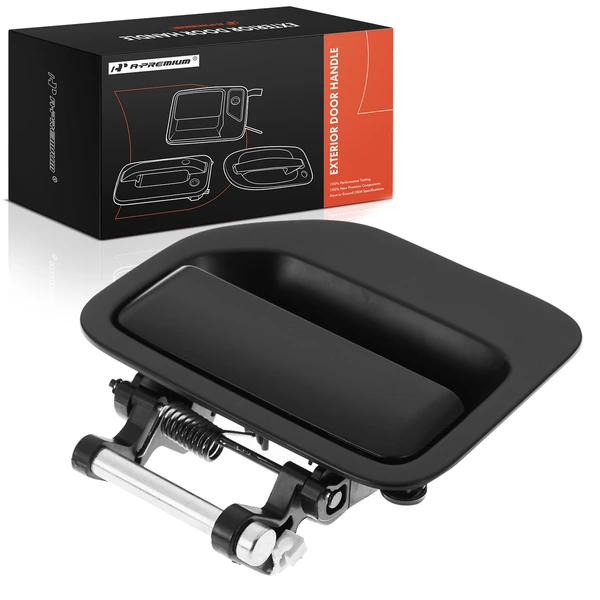 Front Passenger or Rear Passenger Black Exterior Door Handle for 2006-2014 Honda Ridgeline